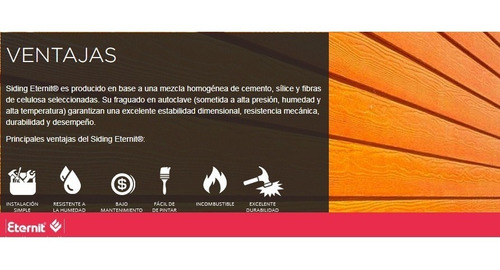 Imagen 4 de 8 de Revestimiento Pared Siding Fibrocemento 3.60mt X 20cm X 8mm