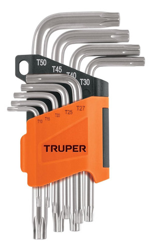 Juego Truper Llave Torx-9