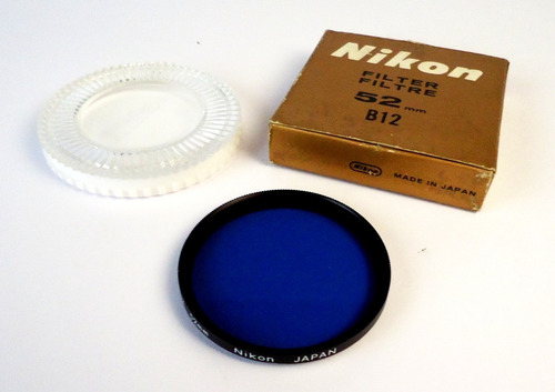 Filtro Nikon B12 Corrector Azul Diametro 52 Milimetros Japan