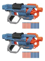 Comprar Lanzador Blaster De Juguete Nerf 2 Lanzadores 24 Dardos