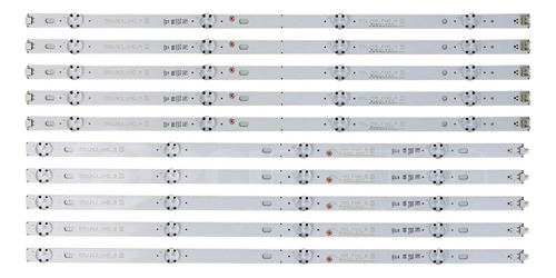 Kit 10 Barras Led Barramento 55lj5500 55uj6300 55lj5550