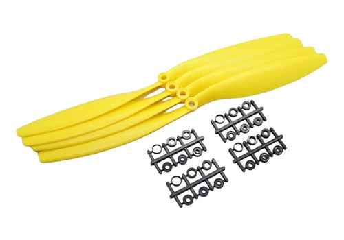 12×4.5 Sf Props 4pc Standard Rotation (yellow) Helices