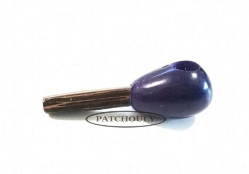 Imagen 2 de 4 de Pipa De Semilla Tawa Y Madera Hecha A Mano Chupete 5.9 Cm.