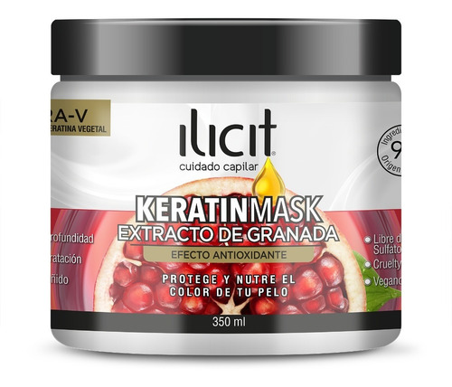 Keratinmask Aceite De Macadamia 350 Ml - Ilicit
