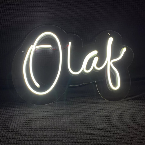 Letrero Led Neon Nombre 80 X 50 Cm Color A Elegir 7 Letras