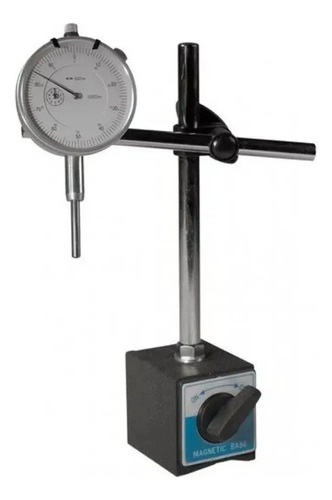 Base Magnética + Relógio Comparador De 0 A 10mm - Eda