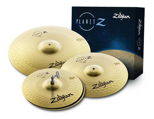 Kit de baterías Zildjian ZP4pk para 14 Hh 16 Crash Ride 20, 3 platillos