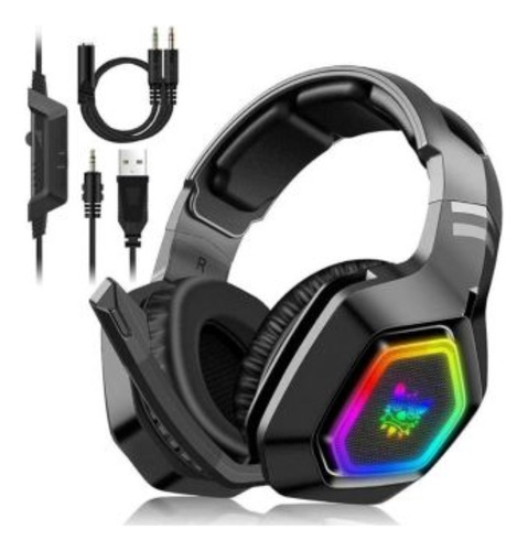 Onikuma Audífonos Gamer Headset K10 Negro