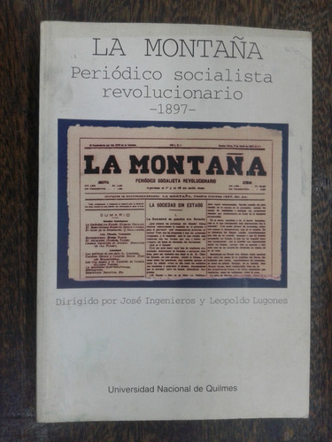 La Montaña * Periodico Socialista Revolucionario 1897 *