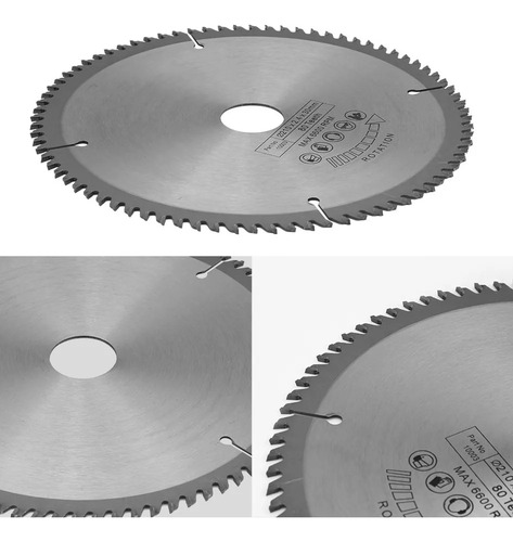 Lâmina De Serra Circular De 210 Mm 80 Dentes Com Diâmetro De