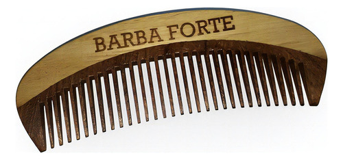 Peineta de madera dura para barba fuerte, barba y bigote