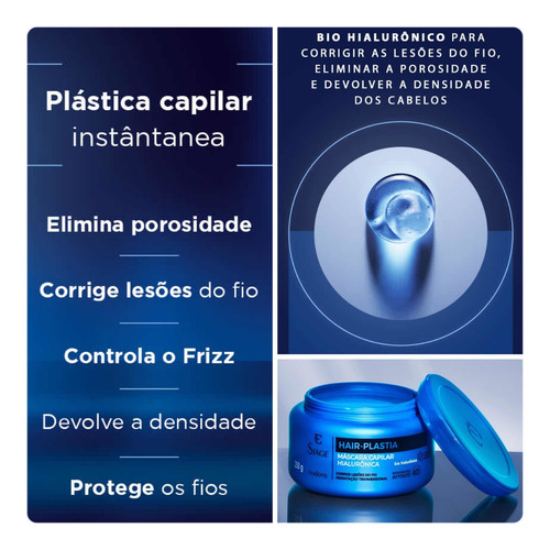 Siàge Cronograma Capilar Máscaras Cabelos Brilhosos 03 Potes