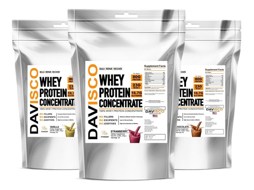 Proteina Davisco Wpc 80 Whey Protein Importada Usa | 3 Kilos