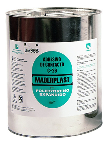 Adhesivo De Contacto Para Eps Telgopor Maderplast X 4 Lt.