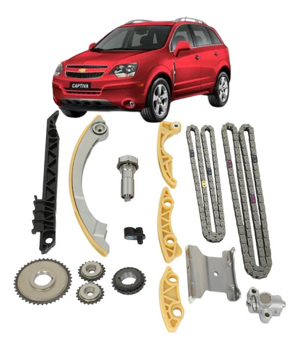 Kit Corrente De Comando Chevrolet Captiva 2.4 2008/...