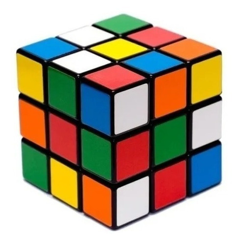 Cubo Mágico Grande 6,5x6,5 Simples Iniciante Treinar Memória Cor da estrutura Tradicional