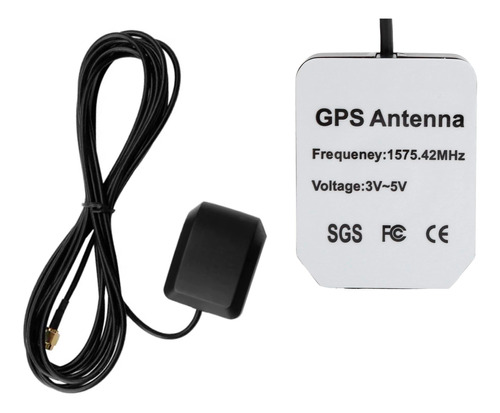 Antena Activa Para Gps Conector Sma - 3 Mts Base Magnetica