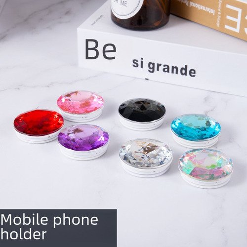 Bolsa De Aire Elegante Con Gran Diamante Colorido