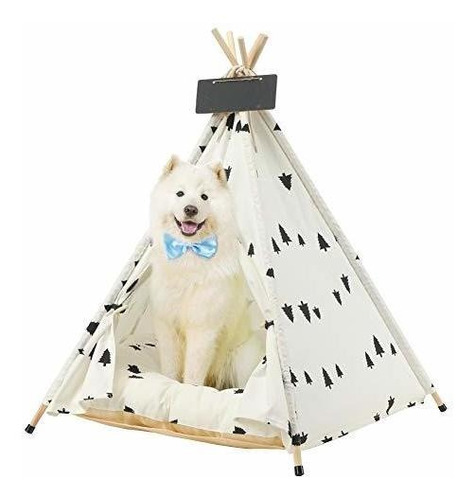 Emust Tipi Para Mascotas, Cama Grande Para Perros Con Cojín 