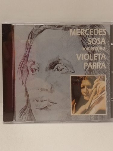 Mercedes Sosa Homenaje A Violeta Parra Cd Nuevo  Disqrg