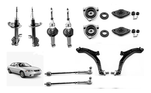 Kit Suspension Nissan Sentra  Amortigudores 2001-2006