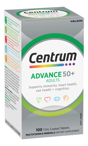 Centrum Advance 50+ 100 Tabletas