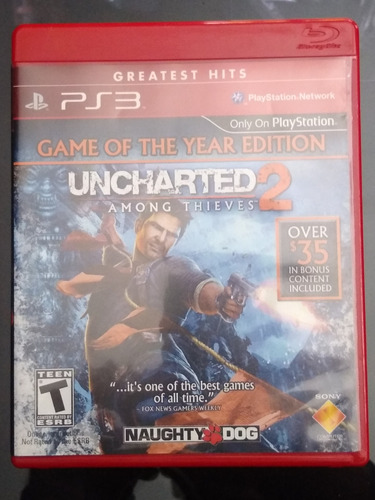 Uncharted 2 Among Thieves Goty Ps3 Completo Como Nuevo