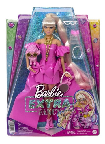 Barbie Extra Muñeca Vestido Rosa Rubia Fancy 2022