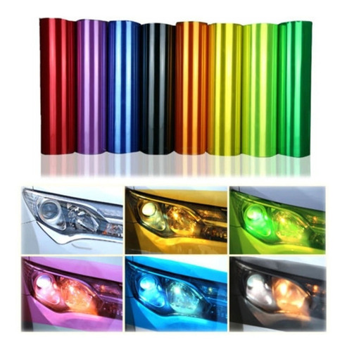 Película Insulfilm para farol de coche, color negro claro, luz