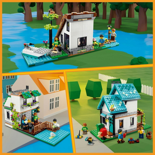 Kit De Construcción Lego Creator 3en1 Casa Acogedora 31139