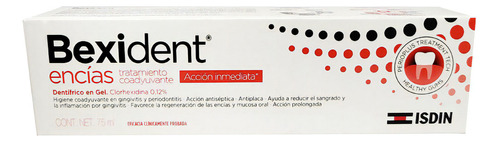 Gel Dentrifico Bexident Encias Con Clorhexidina 75ml