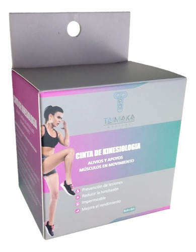 Cinta Kinestologica Vendaje Neuromuscular Tape 5cm Taimaka Color Amarillo