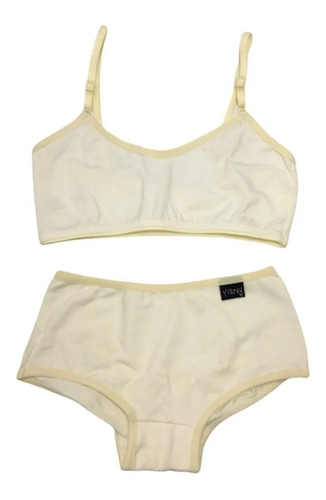 Promo Conjunto Nena Juvenil Teen Marey 700 Algodón Culotte 