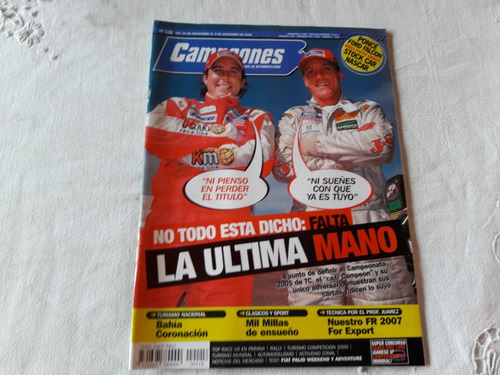 Campeones Nº 118 Poster Ford Falcon Ponce / Stock Car Nascar