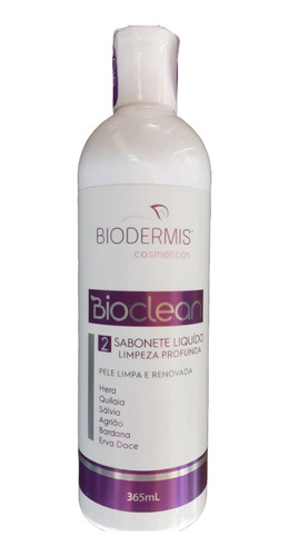1 Sabonete Líquido Antioxidante Bioclean 365ml Biodermis