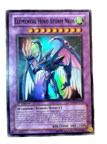 Yu Gi Oh! Elemental Hero Storm Neos Ptdn-en043 1st Edition