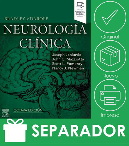 Neurologia Clinica - Bradley Daroff, De Bradley Daroff. Editorial Elsevier Editorial, Tapa Blanda, Edición 8 En Español