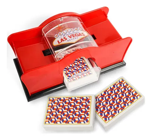 Repartidor Automático De Cartas Con 4 Mandos Y Giro 360° – Para 8 Jugadores Y 4 Barajas, Recargable Con Batería De 4000 MAh