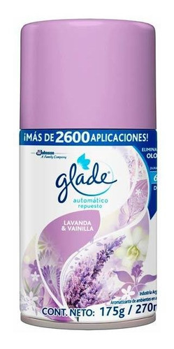 Pack X 6 Unid. Repuesto  Au.lav.vain 175 Gr Glade Des.cont-