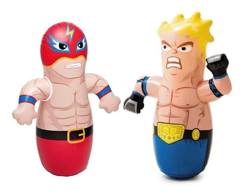 Boneco Inflável João Bobo Teimoso Combate Boxeador Intex