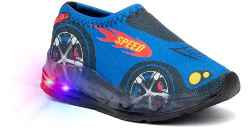 Tenis hot wheels com luz 2025