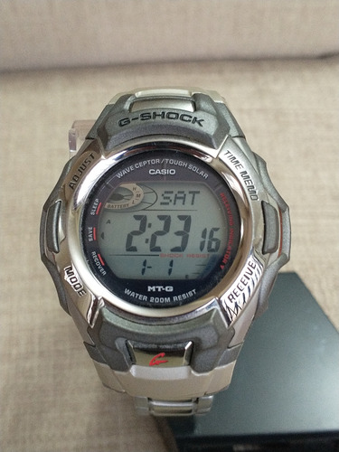 Reloj Casio Solar G-shock Wave Receptor Mtg900 Inoxidable (Usado)