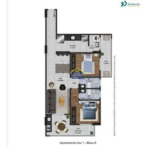 Imagem 25 de 30 de Frente Mar Entrada + Parc, 2.250 Entrega Em 2023 - Vfra4205