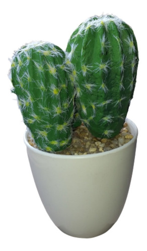 Planta Artificial Con Maceta Cactus - Decoración