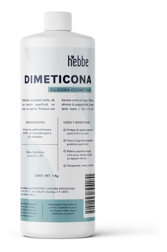 Dimeticona Silicona Cosmética, Suavizante De Piel 1kg 