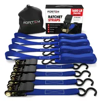 Comprar Kit De Correas C\u002Ftrinquete Fortem Azul, Paquete De 4 Correas