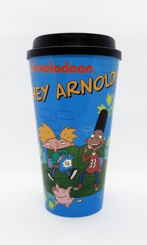 Vaso Plástico Hey Arnold Nickelodeon Producto Oficial 