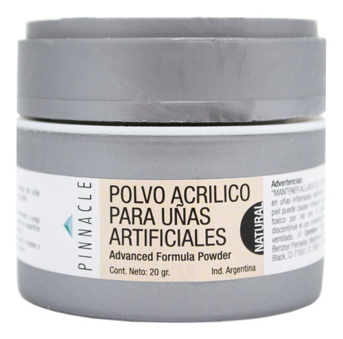 Pinnacle Advanced Formula Powder Natural Polvo Esculpir Uñas