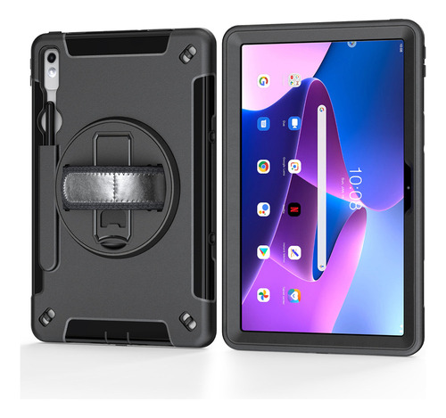 Funda Para Tablet Con Soporte Anticaída, Para Lenovo M10plus