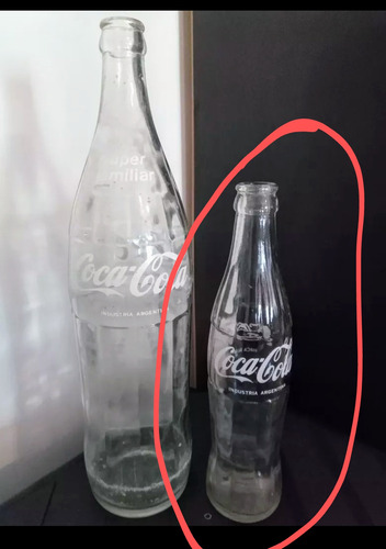 Botella De Coca Cola Años 80 De Bar. Caba. 